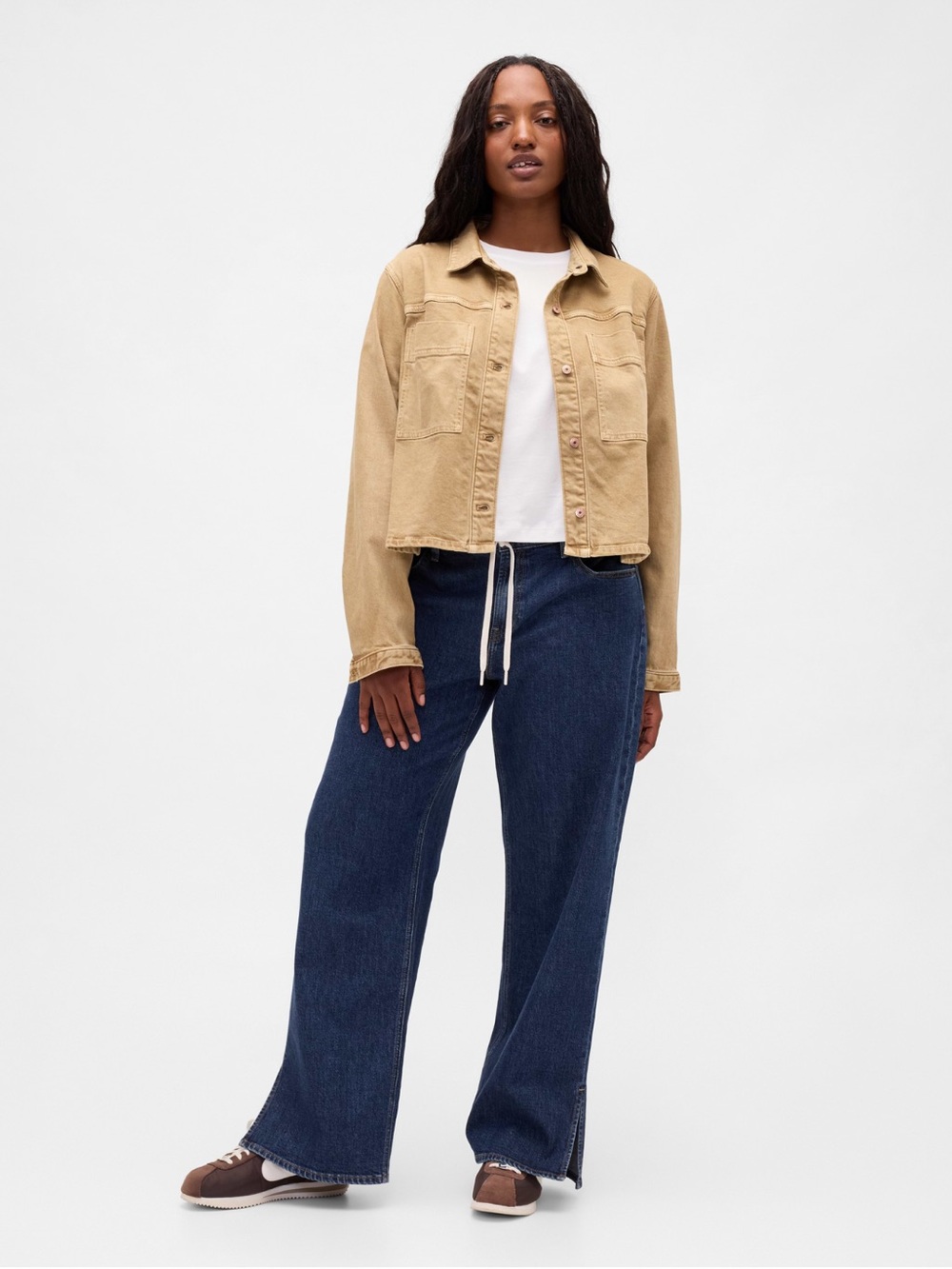 Gap 90’s loose low rise drawstring jean